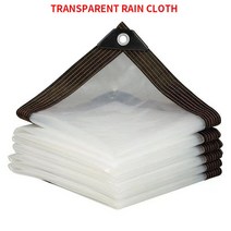 옥상방수천막 방수포투명 방수 PE 필름 창고 발코니 정원 공급 식물 따뜻한 차양 유지 2x3m 4x4m, 01 Tarpaulin_01 2x1m