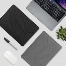 13.3인치 삼성 노트북 LG 맥북 에어 범퍼 파우치-GRAY / 애플 엘지 남자 슬림 마그네틱, 블랙