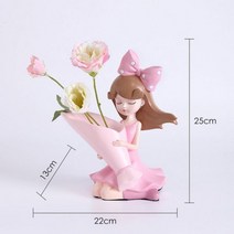 조형물 장식 카페 마당 인테리어 호텔 북유럽 조각 꽃병 장식품 말린 거실 베란다 책상 홈, A