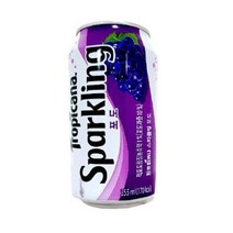 아홀 트로피카나스파클링포도355ml carbonated soft drink soda 탄산 음료수 스파클링 탄산수 탄산음료, 96, 355ml