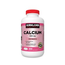 커클랜드 직구 영양제 칼슘 600mg 비타민 D3 500정