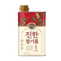 CJ 백설 진한참기름 500ml 업소용참기름 고소한참기름 1세트, 3세트