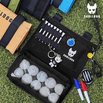 7종세트 골프 입문 첫 라운딩 선물 세트 머리올리기 초보 골린이 필드용품 파우치 패키지, 골린이 웰컴키트_검정