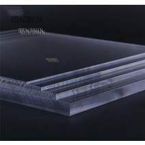 화방 판 재단 벽걸이 다용도 아크릴 플렉시 유리 투명 투명 플라스틱 시트 보드 유기 유리 폴리메틸 메타크릴레이트 두께, 30cm-30cm, thi10mm 투명