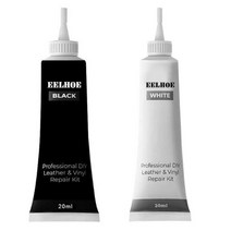 가죽복원제 핸들가죽복원 자동차시트복원 20ml 가죽 수리 크림 ​​키트 색상 복원 도구 가죽 카시트 가방 소파 스크래치 균열 립 트림 복원 자동차 인테리어, 검은색
