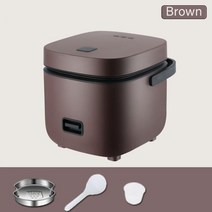 죽 영양식제조기 미니 밥솥 1.2L 다기능 붙지 않는 전기 가정용 소형 조리 기계 죽 수프 만들기, 01 Brown_01 220V