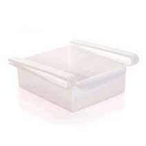 냉장고 냉동고 선반 홀더 풀 아웃 서랍 조절가능한 스트레치 블 다기능 주방 보관함, white