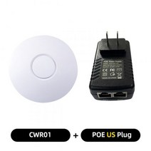 와이파이 라우터 PIXLINK 300Mbps WiFi 중계기 벽 장착형 Wifi 액세스 포인트 무선 듀얼 밴드 실내 천장 AP 모드 CWR01, Lvcwr01+with US plug