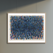 From Point(점으로부터) 이우환 Lee Ufan 액자포함, 마운팅화이트