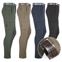 포커스코리안 겨울 남자등산바지 기모 카고바지 아웃도어 작업복 PS2241