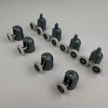 미닫이문레일 4pcs-8 개/대 샤워 도어 인클로저 롤러 러너 휠 풀리 상부 또는 하부 부품. Diameter20mm/22mm/23mm/25mm/27mm, 25mm, 4pcs lower4pcs upper