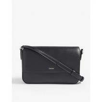 브라이언트 레더 크로스 백 블랙 골드 DKNY