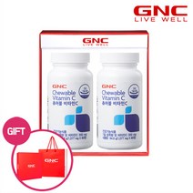 [GNC] 츄어블 비타민C 100 (60정 x 2병), 단일속성