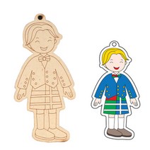 세계다문화의상 세계 다문화 의상 우드아트 모음 열쇠고리, 17.킬트(남)