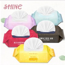 물티슈 리필형 티슈 휴지 물티슈 전문제조 100매 캡형, 1.샤인물티슈 예쁜보라100매(리필형)