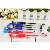 젤리잉크 사무 필기 수성펜 홍보볼펜 데스크펜 색깔볼펜 볼펜문구 펜쇼핑몰, 젤리펜-빨강