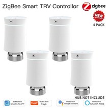 부속자재 건축 홈 개조 Moes ZigBee3.0 TRV 새로운 라디에이터 액추에이터 밸브 Tuya 스마트 프로그래머블 온도 조절기 히터 Alexa Voice Control, [06] option 4