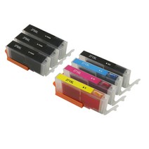 캐논 PGI-270 / CLI-271용 호환 카트리지, 5카트리지 (GY 제외) 1세트 + PGBK 2개
