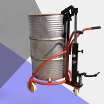 드럼통리프트 스태커 상하차 수동 원형 캐리어, 300kg 철 드럼, 1개