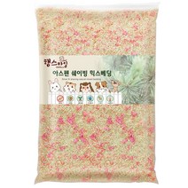 햄스타일 반려동물 아스펜 쉐이빙 믹스베딩 지퍼백 핑크, 4kg, 1개