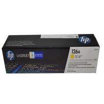 HP 정품토너 Color LaserJet CP1025 노랑 (NO.126A), 1개