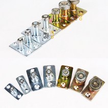 슬라이딩 미닫이문 베어링하부가이드 (촉 레일 부속 철물 로라 롤러 롤라), 12mm