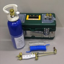 휴대용 에어컨 동관 산소 절단기 용접기 토치 불대, ADS-2 플라스틱 철 도구 상자 용접 절단