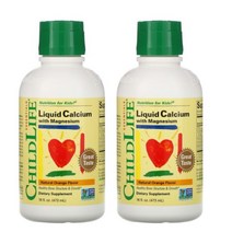 CHILDLIFE ESSENTIALS 리퀴드 칼슘 마그네슘 473ml 2팩