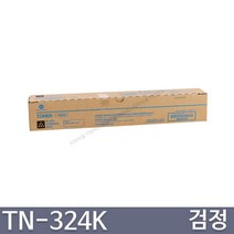 코니카미놀타 Bizhub C225dn C230dn C236dn C258 C308 C368 TN324 정품토너, 1개, 검정