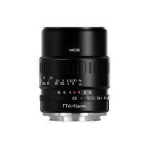 [국내공식판매점] TTArtisan 40mm F2.8 매크로 렌즈 후지 FX 마운트, 니콘 Z마운트