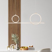 LED 도스링 펜던트 조명 40W/골드, 골드