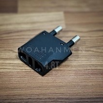 EU 플러그 US 플러그 중국 플러그 돼지코 젠더 110to220 어댑터, 10개, 플러그젠더 블랙