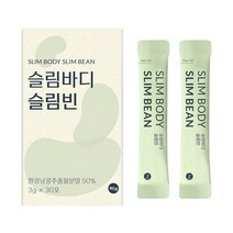 뉴트리모어 슬림바디 슬림빈 흰강낭콩추출분말 3000mg, 30포, 2박스