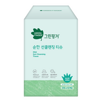 그린핑거 순한 선클렌징 티슈, 5매, 10개