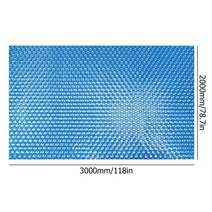 마당 수영장 덮개 히팅기 온수 태양열 필름 수영장 온수기, 300x200cm