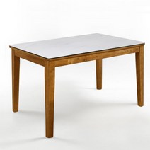 라로퍼니처 로망 1300 세라믹 4인 식탁 세트 원목 4인용 테이블 유광 무광, 테이블_단품