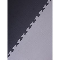 태권도매트 체육관 퍼즐 스포츠 충격흡수 놀이방 바닥 매트, 1m X 1m X 4cm 두께, 크로스 패턴[검정 회색]