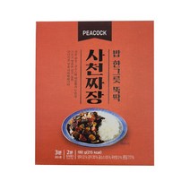 피코크 밥 한 그릇 뚝딱 사천 짜장 180g 5개