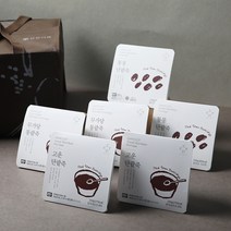 담꽃 팥죽 선물세트(6입 8입 12입)-부직포가방 포장, 8개입세트(고운3+무가당3+통통2)