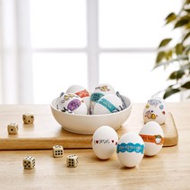 2022년 부활절 계란 포장 선물 꾸미기 띠지 스티커, 3.띠지 땡큐 파랑, 1세트