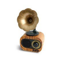 레트로 엔틱 올인원 블루투스 스피커 WNA-RS1 FM라디오 USB TF, 상세페이지 참조