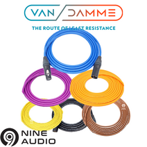 영국 반담 VanDamme XLR 마이크케이블 - NC3MXXB NC3FXXB, 1M, 울트라마린