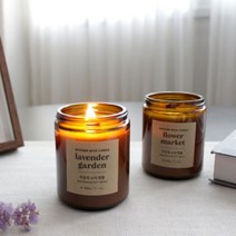 THS 더허브샵 우든윅 소이캔들 식물성왁스 나무심지, 100g, 그린우드