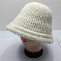 두꺼운 따뜻한 겨울 버킷햇 꾸안꾸 큰모자 코디 패션