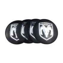 카라반 자동차 휠 센터 허브 캡 커버 스티커 4 개 닷지 여행 충전기 챌린저 듀랑고 램 1500 캐러밴 캘리버, 03 C