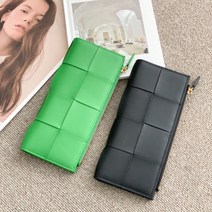 본베어마켓 양가죽 슬림 장지갑 여성 지퍼 지폐 선물지갑