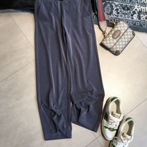 여자 찰랑 와이드 팬츠 바지 통넓은 부츠컷 가을 코디 모달 혼방 밴드 색상 패션 큐롯 연예인 캐주얼 힙한