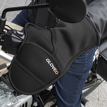 GLOVEO 오토바이 토시 방한 겨울 장갑 배달대행, FREE