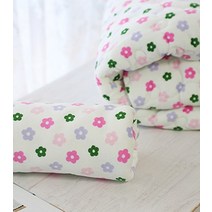 원단마트 대폭 면 벨로아 해피 플라워