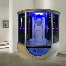 고급 샤워부스 샤워실 한증막 간이샤워실 통합, 증기 없이, 1390X1390X2200mm 흰색